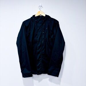 QUECHUA Black lightweight hooded windbreaker‎ jacket | Gorpcore | Small